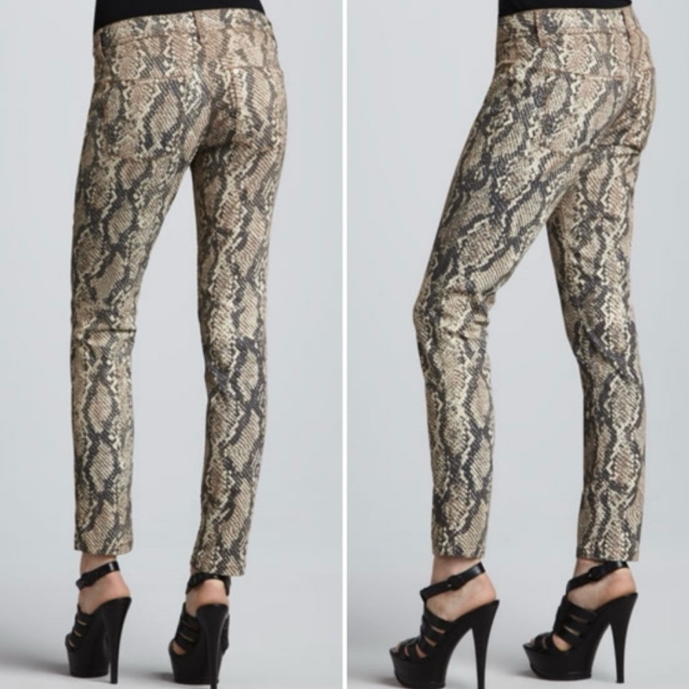 DL1961 Emma Snake Print Ankle Pants 25 EUC - Picture 2 of 10